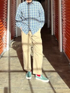Wrangler Rugged Wear Plaid Flannel (L)